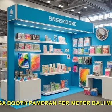 harga booth pameran per meter bali murah